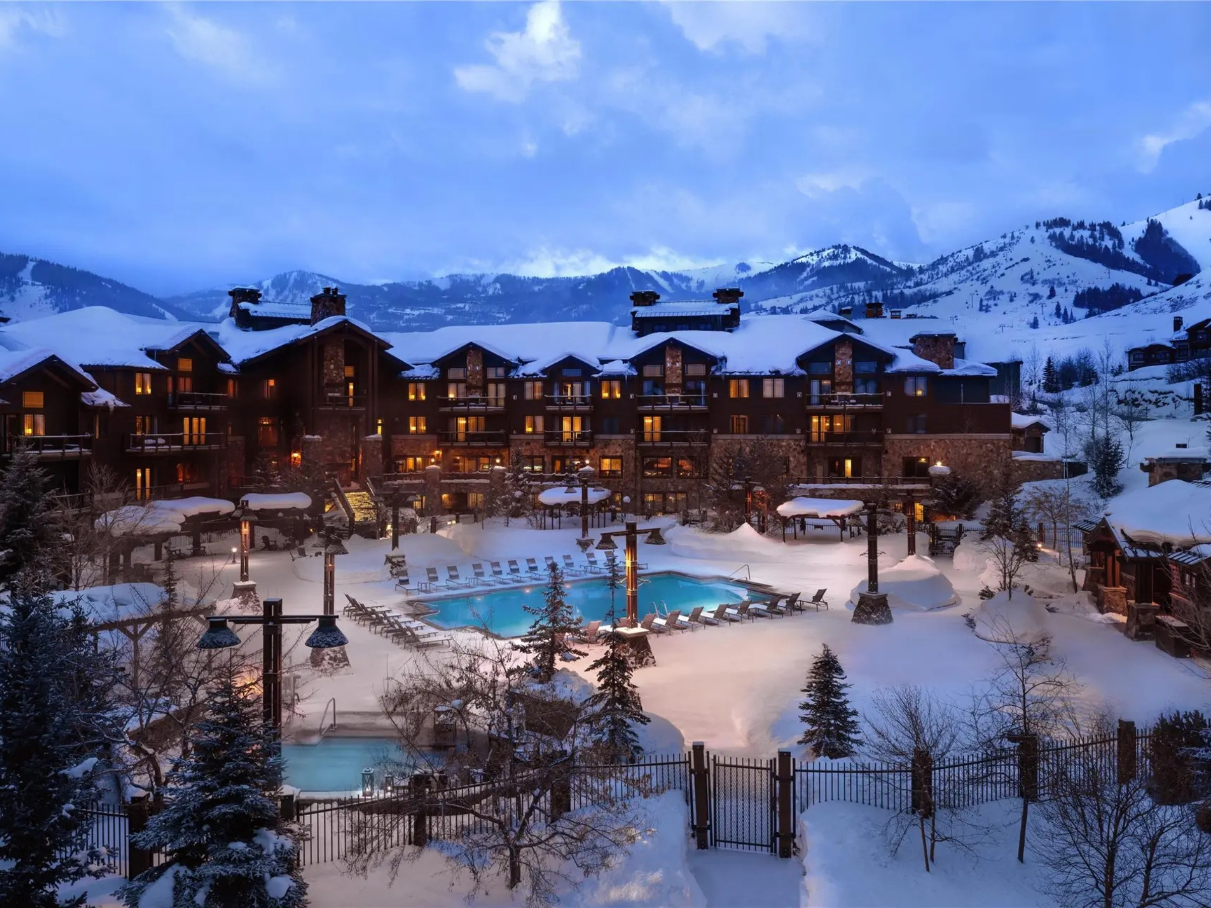 Waldorf Astoria Park City in an alpine setting at the base of Canyons Village, Utah
