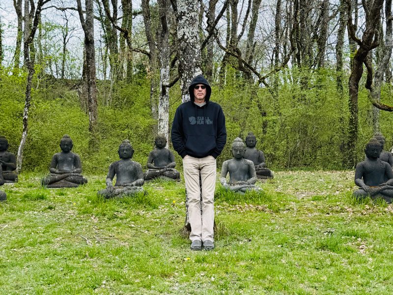 5 (Monastery) Jason with the stone monks
