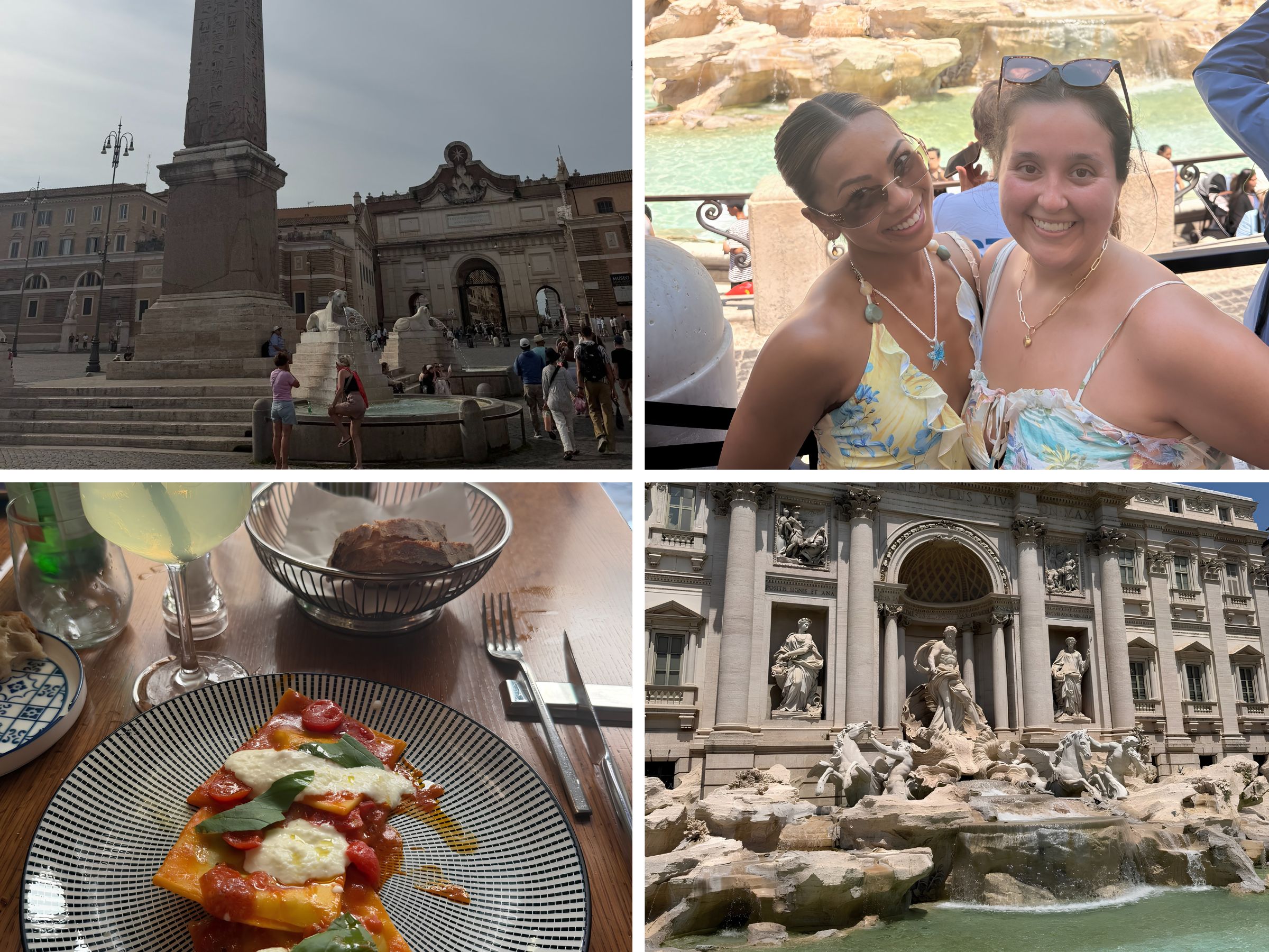 Piazza del Popolo, the Trevi Fountain, and lunch in Rome on a shore excursion from Civitavecchia